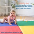 thumbnail image 3 of ECR4Kids SoftZone Quad Fold-N-Go Activity Play Mat, 48in Square, Baby Essentials, Assorted, 3 of 9