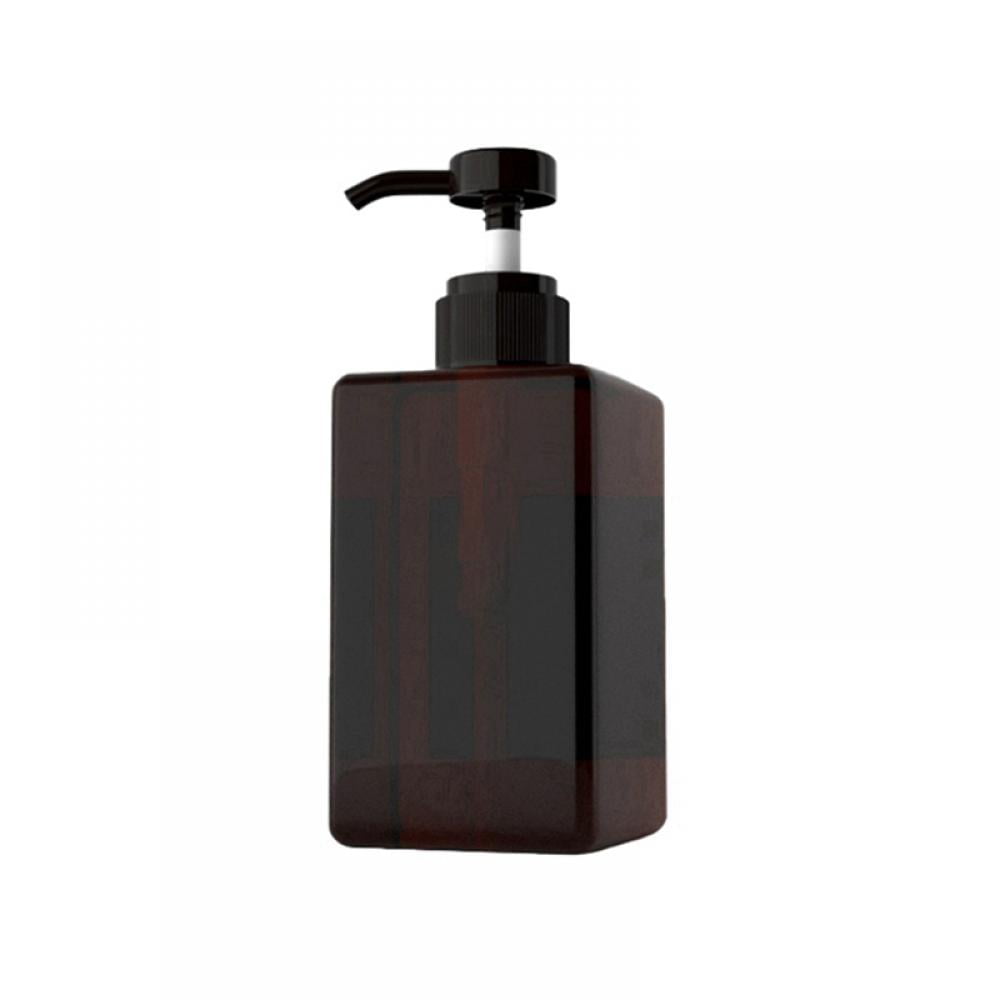 250/450/650ml Modern Square Plastic Refillable Foaming Hand Soap Dispenser Pump Bottle for Bathroom Vanities or Kitchen Sink, Countertops
