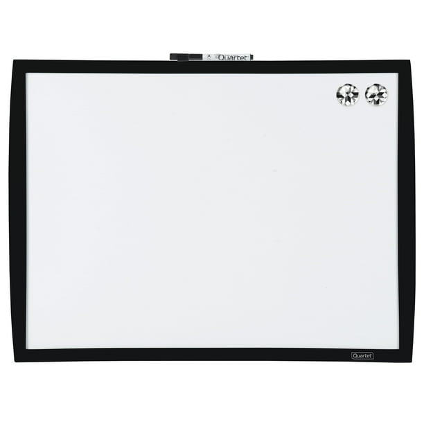 Quartet DryErase Board, 17" x 23", Black (34608BK) Walmart