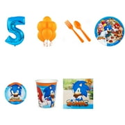 Sonic Boom Sonic The Hedgehog Party Supplies Party Pack For 32 With Blue #4 Balloon