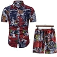 thumbnail image 1 of Men's T-shirts Mens Crewneck Graphic Print Tee Shirt and Shorts Slim Fit Tshirts Short Sleeve T Shirt Workout Casual Beach Vacation Summer Tees Shirts for Men Man Teen Boys, 1 of 2