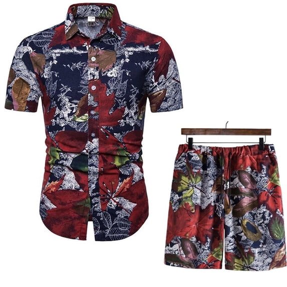 Men's T-shirts Mens Crewneck Graphic Print Tee Shirt and Shorts Slim Fit Tshirts Short Sleeve T Shirt Workout Casual Beach Vacation Summer Tees Shirts for Men Man Teen Boys