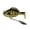 Black, variant on Paddle Tail Swimbaits Fishing Lures, Pre Rigged Soft Bait with Spinner Blades and 3D Eyes, Weedless Hidden Hook for Bass Trout Freshwater Saltwater Gear 6 Pcs