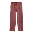 thumbnail image 4 of My Orders Placed By Me! QATAINLAV Womens Plus Size Linen Pants Summer Lightweight High Waist Palazzo Pants Baggy Straight Leg Lounge Trousers with Pockets Watermelon Red M, 4 of 5