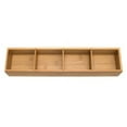 thumbnail image 2 of Bamboo 4 Part Drawer Organizer With Removable Dividers, 2 of 4
