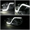 thumbnail image 3 of DNA Motoring For 06-16 Chevy Impala Limited Monte Carlo LED DRL Headlight Lamps Pair Chrome/Amber, 3 of 6