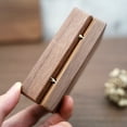 thumbnail image 6 of Travel Jewelry Box Dustproof Multipurpose Wood Rings Earrings Mini Jewelry Case for Girls-C, 6 of 6