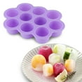 thumbnail image 4 of Silicone Non-  Food Freezer , Safe Food Freezer Tray, For Chocolate Yogurt Purple, 4 of 8