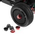 thumbnail image 2 of Tignapoo Red 17mm Metal Hex Wheel Nuts (4pcs) with 1.25 Thread for Traxxas X-Maxx, Summit, E-Revo, Sledge Buggy Trucks - Anti-Slip, Dustproof Replacement Accessories, 2 of 6