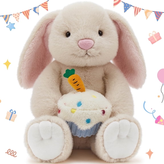 MorisMos 18" Bunny Stuffed Animals Rabbit Plushies Toy for Birthday Gift