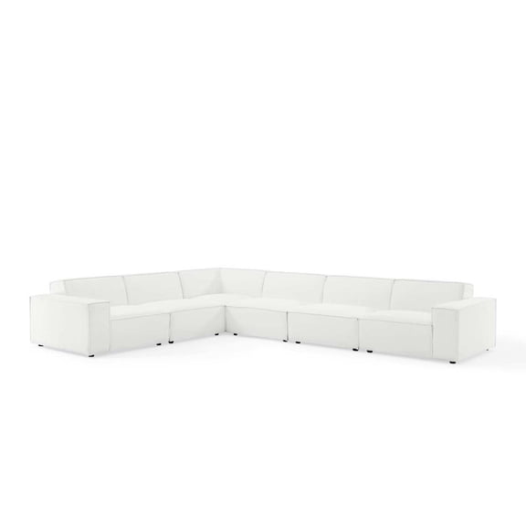 Modway Restore 6-Piece Sectional Sofa in White