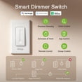 thumbnail image 2 of Interruptor regulador inteligente GHome SW2 WiFi Alexa Google, 3 piezas, 2 of 8