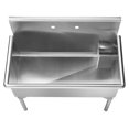 thumbnail image 2 of Pearlhaus All-in-One Freestanding Stainless Steel 39-1/8 in. 2-Hole Single Bowl Kitchen Sink in Brushed Stainless Steel, 2 of 4