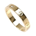 thumbnail image 2 of Pre-Owned CARTIER Cartier 18K Yellow Gold Mini Love 1P Diamond Ring B4056161 2 61 5.2g Women's, 2 of 7