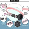 thumbnail image 4 of 2WIN2BUY Compatible with Airtag Dog Collar,Reflective Kitten Tracker Collar with AirTag Holder,Adjustable GPS Pet Collar with Quick Snap Buckle for Cats & Small Dogs,Pink, 4 of 10
