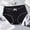 Black, variant on Panties for Women Tbopshirt Brief Underwear,Hipster Underwear,Mid Waist Briefs Breathable Soft Ladies Stretch Panties,Cheeky Panties