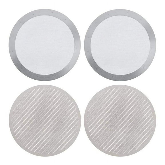 Coffee Filters for Coffee Maker Reusable Coffee Filter 2 Types Washable Stainless Steel Mesh -Filters