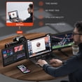 thumbnail image 5 of Limink 15-17inch Laptop Extended Screen Portable Triple Monitor 14" Dual Screen Extender 1080P, Compatible with Mac OS/Wins, Gaming Travel Monitor, Black, 5 of 9