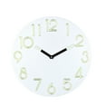 thumbnail image 1 of relayinert Solar Powered Clock For Contemporary Room Decoration Suitable For Decoration In Multiple Occasions Yellow green, 1 of 6