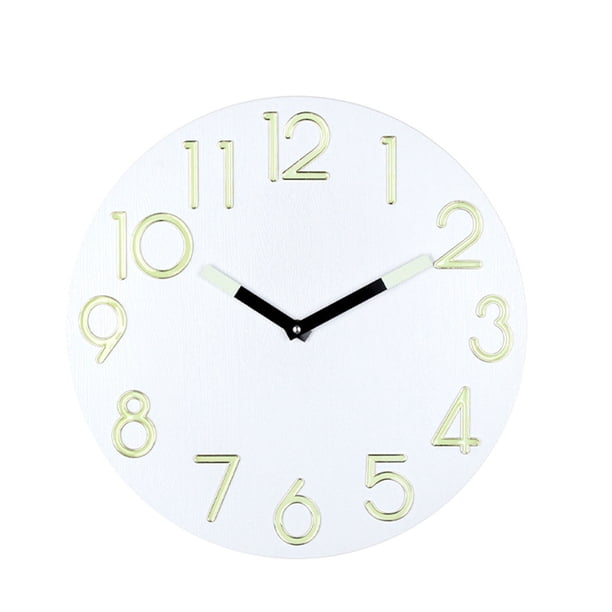 Reloj de pared solar Bearachild con esfera texturizada color Amarillo verde