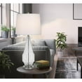 thumbnail image 3 of Cal Lighting 150W 3 Way Walham Glass Table Lamp With Hardback Fabric Shade (Sold In Pairs), 3 of 5