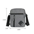 thumbnail image 5 of Men Messenger Bag Adjustable Strap Large Capacity Sling Pack Multi Pockets Waterproof Crossbody Shoulder Bag Satchel Purse for Outdoor,Grey, 5 of 7