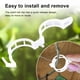 thumbnail image 2 of 100 Uds Clips Soporte para Plantas Plástico Reutilizables Tomate Vegetal () Blanco, 2 of 5