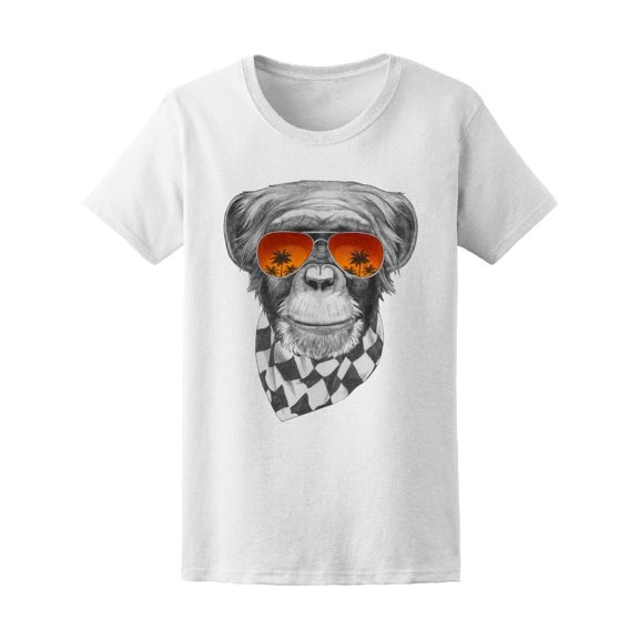 Monkey Wearing Scarf Tee Men's -Image by Shutterstock