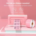 thumbnail image 4 of SZTXJ 1.9"x1.18" -1 Roll, 800 Direct Thermal Label Labels, Self Adhesive Address Shipping Thermal Stickers, Pink Square Label for Thermal Label Printe, 4 of 5