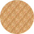 thumbnail image 1 of Ahgly Company Tapis d'Intérieur Lavables en Machine, Ronds, Transitionnels, Oranges, Ronds de 7', 1 of 7