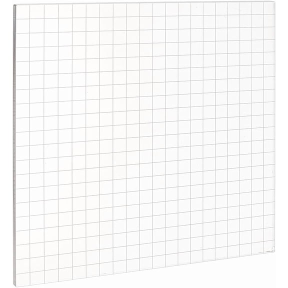 Acrylic Stamp Block Clear Stamping Tools Set with Grid Lines Square Decorative Mounting Blocks for Stamping Scrapbooking Craft DIY Making 7.87x7.87x0.23 Inch Clear