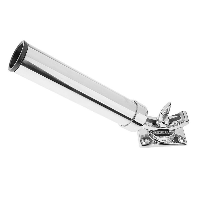 Boat 316 Stainless Steel Wall Side Mounted Rod Holder 3 Rod Rack Fishing  Rod Pod For Marine Yacht