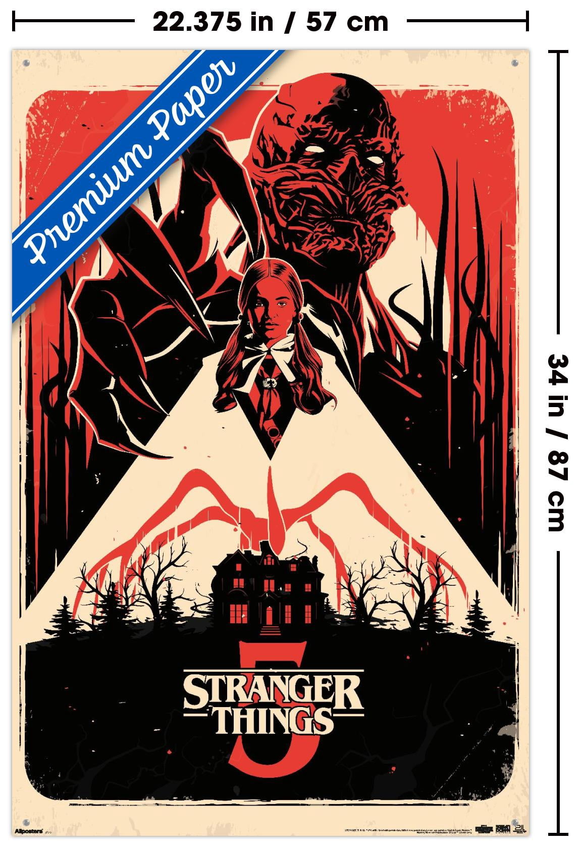 Netflix Stranger Things: Season 5 (2025) - Vecna Looms Over Wall