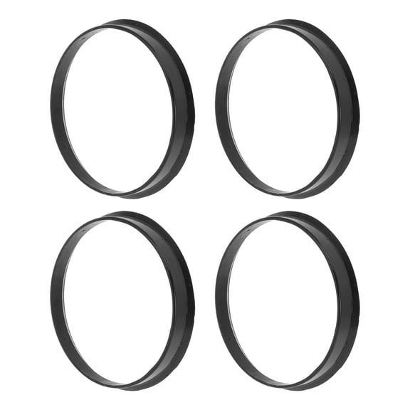 72.1mm to 69.1mm Car Wheel Hub Centric Rings Black Polycarbonate Wheels Center Shaft Shock Absorbing Hubrings 4 Pcs