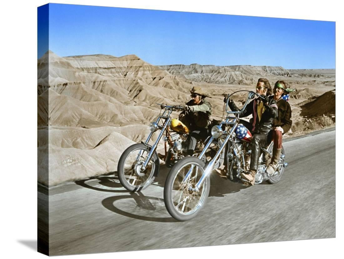 Easy Rider, Dennis Hopper, Peter Fonda, 1969, Gallery-Wrapped Canvas