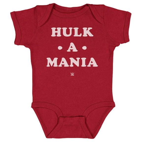 Infant 500 Level Red Hulk Hogan Hulk-A-Mania Bodysuit
