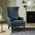 thumbnail image 7 of Lexicon Avina Accent Wingback Chair in Indigo, 7 of 7