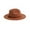 Khaki, variant on Womens Classic Wide Brim Floppy Panama Hat with Belt Buckle Wool Fedora Hat (Camel)