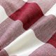thumbnail image 3 of KAIYANG Fundas de almohada a cuadros de 4 piezas, fundas de almohada de lino cuadradas de estilo rústico de 18 pulgadas (rojo y blanco), 3 of 5