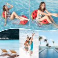 thumbnail image 3 of Sandía, hamaca flotante inflable cama flotante multiusos 4 en 1 hamaca de natación (silla de montar, tumbona, bote auxiliar, hamaca), boquilla antifugas, sellado sólido para playa y piscina, 3 of 5