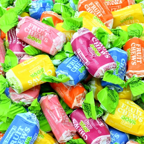 Candy Retailer Tootsie Roll Assorted Fruit Chews Sour 1 Lb