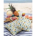 thumbnail image 2 of Outdoor Waterproof Pillow Covers for Patio Furniture Pineapple Decorative Throw Pillow Cover Summer Tropical Fruit Pillowcases Set of 2 Cushion Case for Sofa Couch Chair Home Decor 16x16 inch, 2 of 6