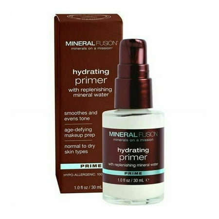 Mineral Fusion Hydrating Primer with Replenishing Mineral Water, 1 Oz, 6 Pack