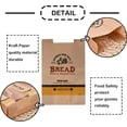thumbnail image 3 of Bakery Bags with Window 50Pack Toast Bread Bags Large Kraft Paper Loaf Packaging Bread Storage Bags For Homemade Bread Cookie Snack Treat Packaging Bags with 50 PCS Seal Stickers (Kraft BREAD), 3 of 5