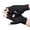 Black, variant on Pack of 10 Multiple Color Cotton Fingerless Gloves for Labor and Outdoor Activities