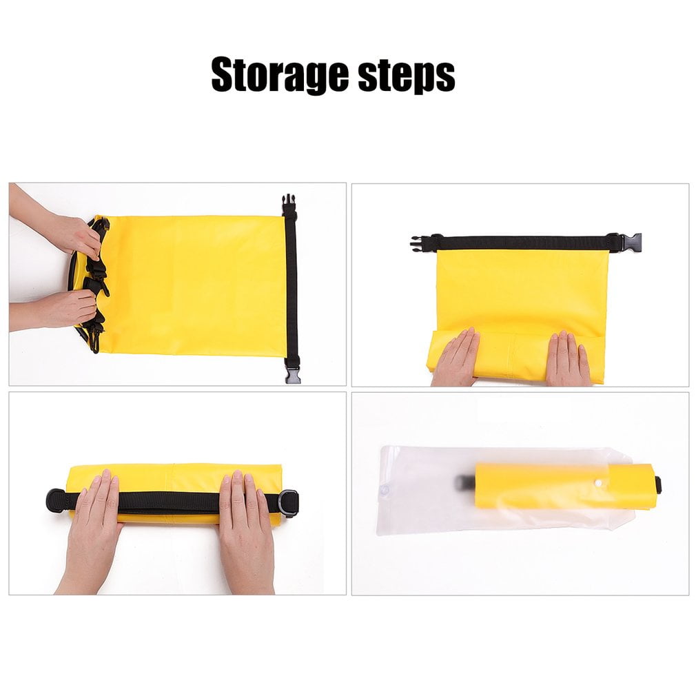 Waterproof Dry Bag Roll Top Survival Sack Kit Dry Gear Bag Camping Equipment by