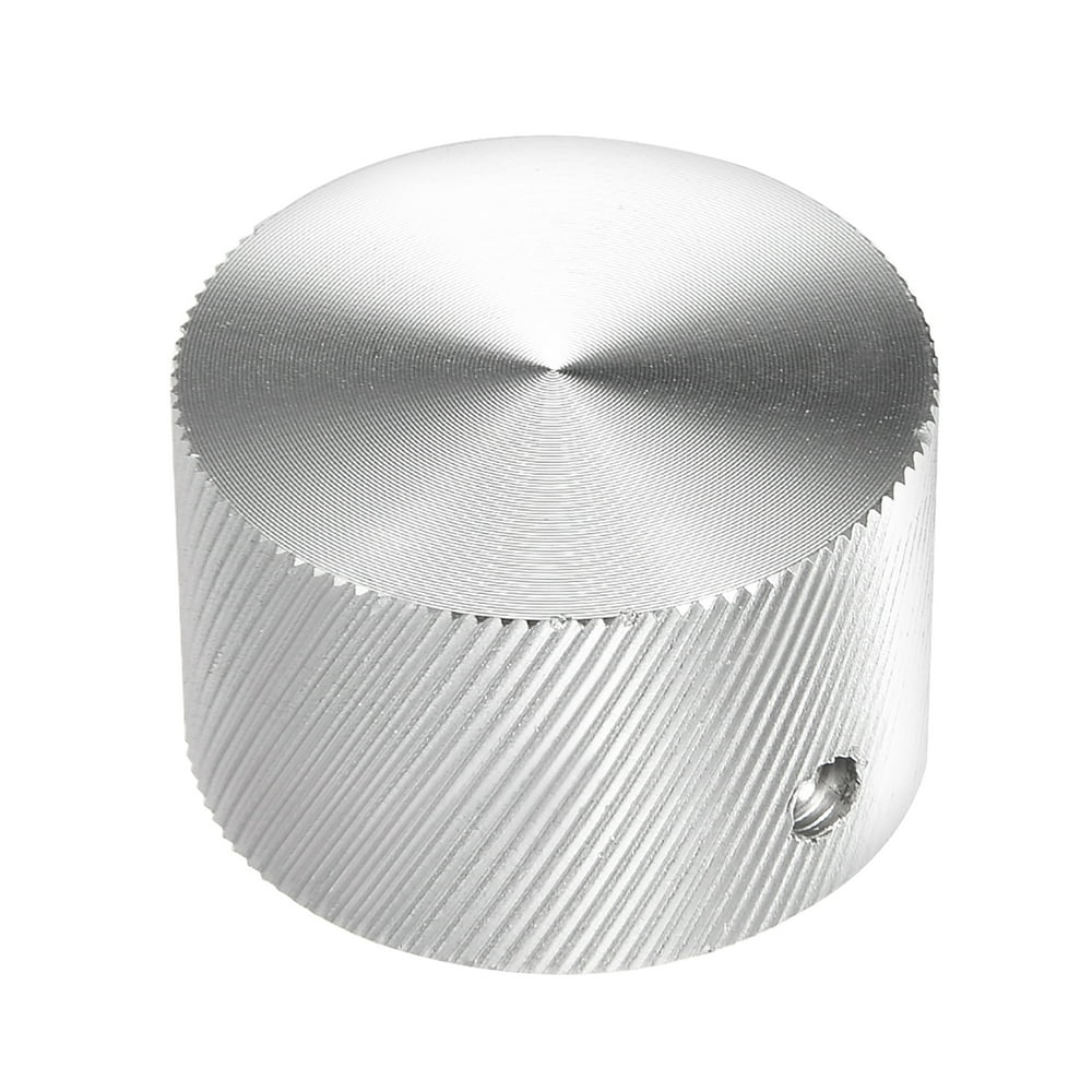 Stereo Knob, 35*6 mm Aluminium Alloy, Volume Control Knobs, Sliver 1pcs