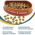 thumbnail image 5 of Pets First NCAA Oklahoma Sooners Super-Bowl Slow Feeder Bowl for Dogs and Cats with Non-Slip Mat, 5 of 7