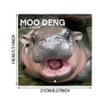 thumbnail image 4 of CCOCC 2025 Pygmy Hippo Hangable Monthly Wall Calendar for Animal Lover, 4 of 7