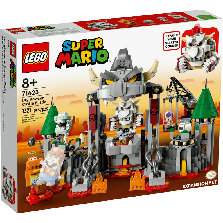 Lego Super Mario Dry Bowser Castle Battle Expansion Set Building